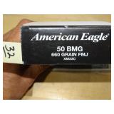 American Eagle 50 BMG 660gr FMJ 10rnds
