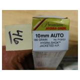 Federal 10mm Auto 180gr Hydra-Shok JHP 20rnds