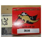 Bertram Bullet Co 38-56 20ct