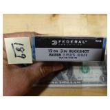 Federal 12Ga 3' Buckshot 5rnds Magnum