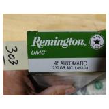 Remington 45 Auto 230gr MC 50rnds