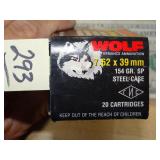 Wolf 7.62x39mm 154gr SP 20rnds