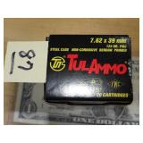 Tul Ammo 7.62x39 124gr FMJ 20rnds