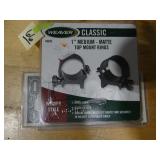Weaver 1' Medium Top Mount Rings