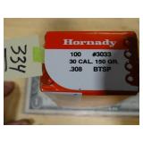 Hornady 30 Cal 150gr .308 100ct