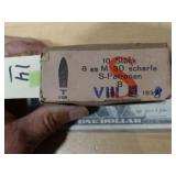 8mm M.30 Scharfe 10rnds On Strip Clips