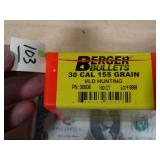 Berger Bullets 30 Cal 155gr 66ct