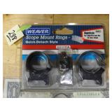 Weaver Scope Mount Rings High Style