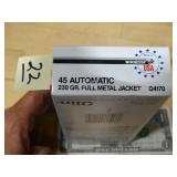 Winchester 45 Auto 230gr FMJ 50rnds