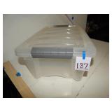 Clear Tote w/ Lid