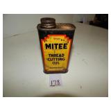 Mitee Thread Cutting Oil Tin NO SHIPPING