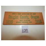 Wooden 'Ivitation To Douglas County'