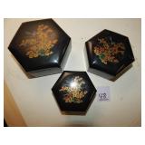 3ct Nesting Trinket Boxes