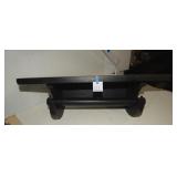 Black Shelf w/ Paper Towel Holder Attached