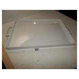 White Plastic Serving Tray