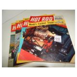 4ct Hot Rod Magazines Sept-Dec 1955