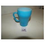 Coffee Cup Anchor Hocking Fire King Turquoise