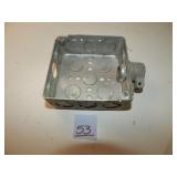 Galvanized Square Outlet Box