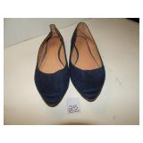 Women's Shoes Sz 10 Dark Blue Suede Old Navy