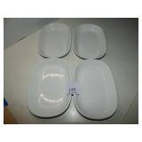 4ct Corningware Oblong Plates