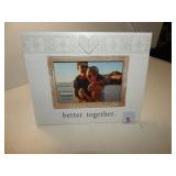 White Picture Frame 'Better Together' 4 x 6' Photo