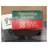 Vintage Remington 38 S&W 146gr 43rnds
