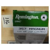 Remington 357 Mag 125gr JSP 37rnds