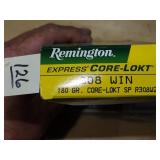 Remington 308 Win 180gr Core Lokt SP 20rnds