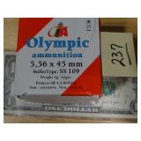 Olympic 5.56x45mm SS109 Green Tip 62gr 50rnds