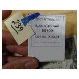 5.56x45mm SS109 Black Tip