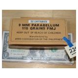 9mm Para Arms Corp 115gr FMJ 50rnds