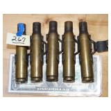Lg Machine Gun Links w/ Brass Shells 5ct
