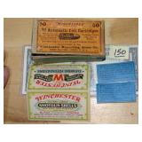 Vintage 32 Auto Colt In Win Box 11rnds w/ Coupons