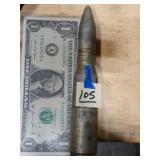 Single 20mm Dummy Round