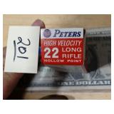 Peters Vintage 22LR HP 50rnds