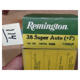 Remington 38 Super Auto +P 130gr 24rnds