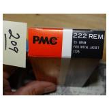 PMC 222 Rem 55gr FMJ 20rnds