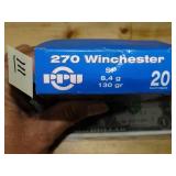 PPU 270 Win SP 130gr 20rnds