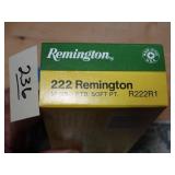 Remington 222 Rem 50gr PTD SPT 20rnds