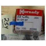 Hornady 22 Cal 55gr SP 100ct Bullets