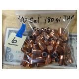 40 Cal 180gr JHP 50ct Bullets