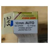 Federal Hydra-Shok 10mm Auto 180gr JHP 20rnds