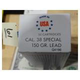 Olin 38spl 150gr Lead 50rnds