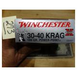 Winchester 30-40 Krag 180gr PP 20rnds