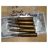 7.9 5rnds CHECK HEAD STAMPS