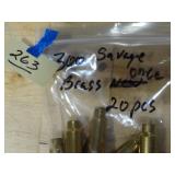 300 Savage Brass 20ct 1x Fired