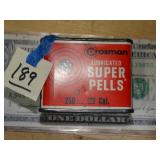 Crosman Super Pells 22 Cal 1 Side Of Can Is Good