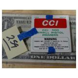 CCI #500 Small Pistol Primers 100ct