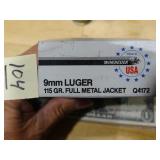 Winchester 9mm Luger 115gr FMJ 50rnds