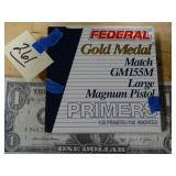 Federal Match Lg Magnum Pistol Primers 100ct